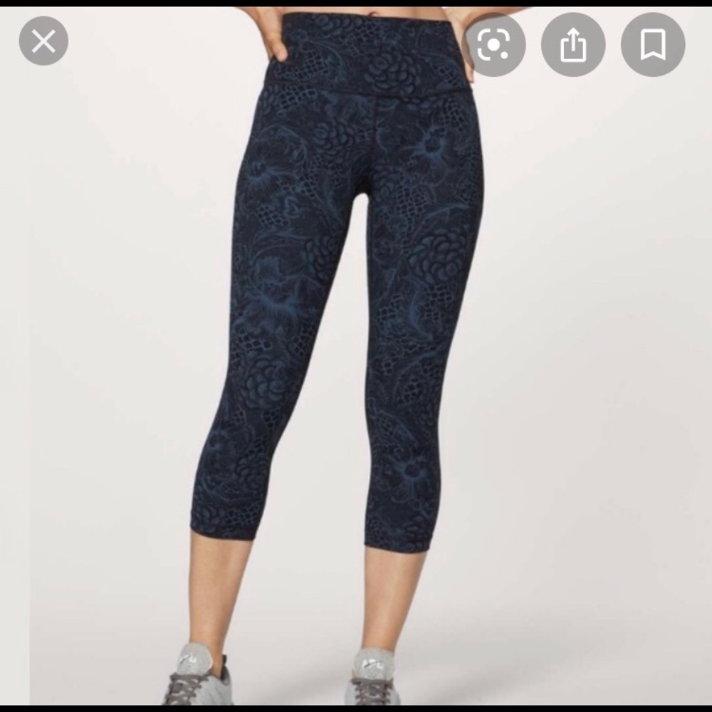 Lululemon Wunder Under Hi Rise 7/8 length